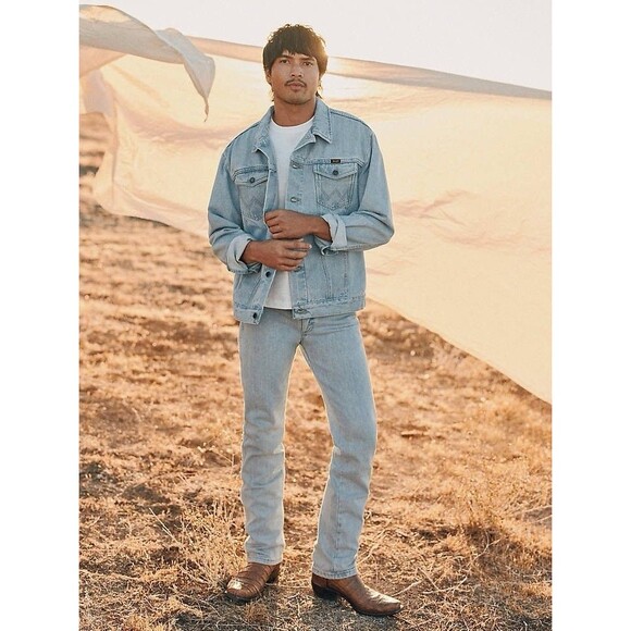 936GBH Wrangler Men's Cowboy Cut Slim fit Jean - Bleach 36X34 NWT - Picture 3 of 16